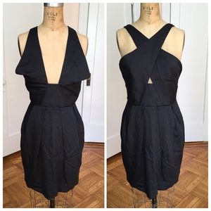 🆕French Connection Convertible Black Dress