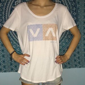 White RVCA tshirt