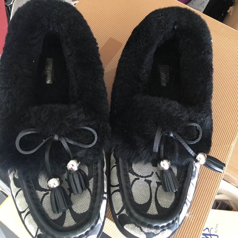 Coach slippers