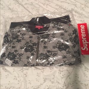 Supreme Quilted Lace Bomber Jacket