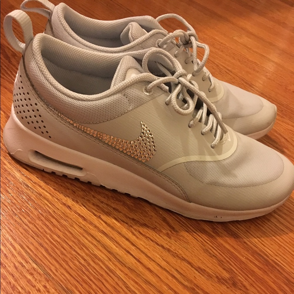 Nike Swarovski crystal swoosh sneaker