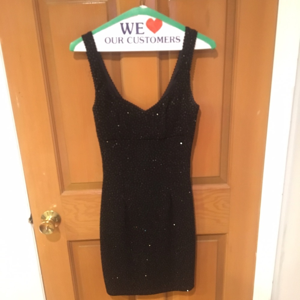 Black sparkle dress