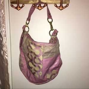 Coach bag. Gently used. Purple/pink