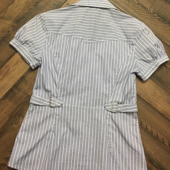 Express striped button down - Picture 2 of 4