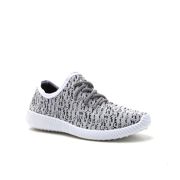 Black grey flyknit  sneaker - Picture 2 of 3