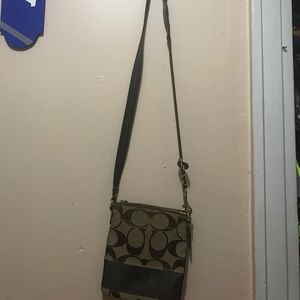 Coach cross body purse