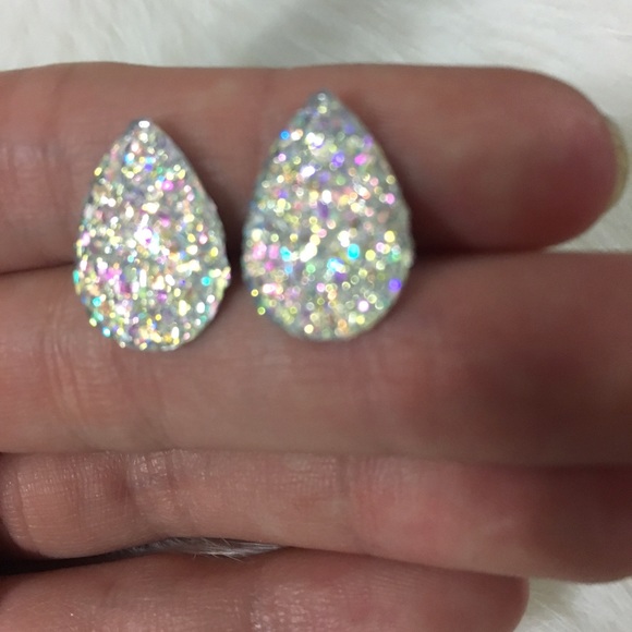 3 for $12 handmade Druzzy earrings - Picture 2 of 2