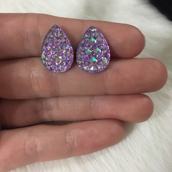 Jewelry - 🌺3 for $15 handmade Druzzy earrings