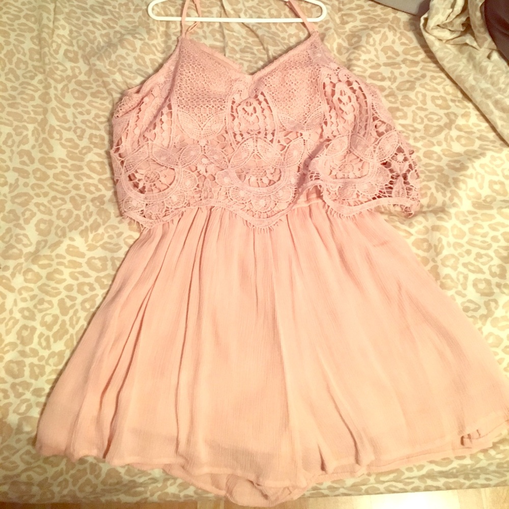Pink romper!