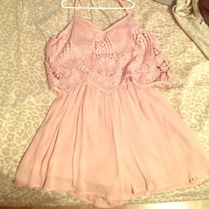 Pink romper!