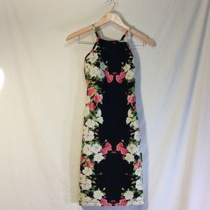 Body Con Floral Dress