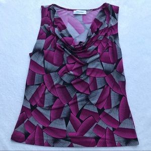 Calvin Klein cowl neck blouse