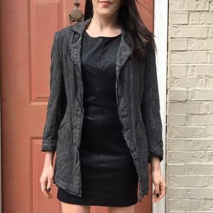 J.Jill Grey jacket: artsy, cool 😎 mid length