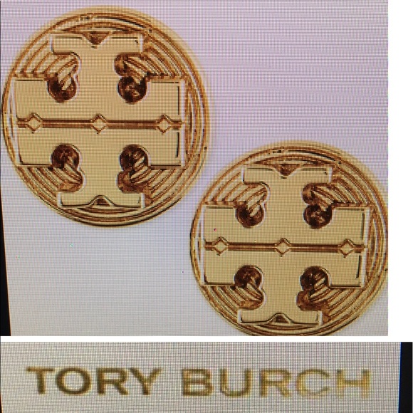 Tory Burch Jewelry - 💐💐Tory Burch Golden Livia Stud Earrings 💐💐