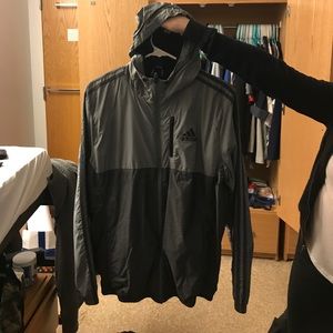 Adidas rain jacket/running