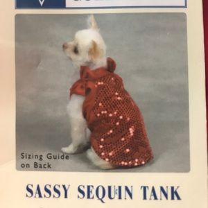 Pet Doggie sassy sequin dress