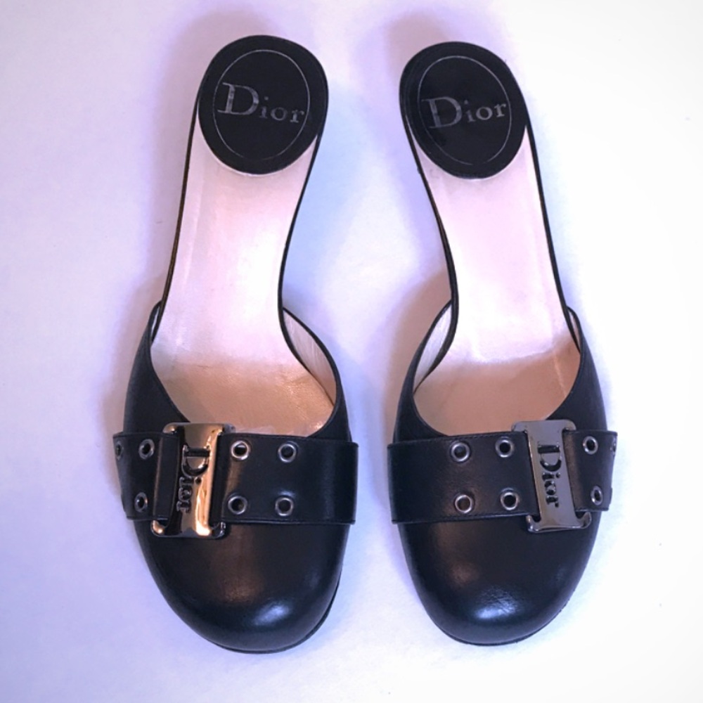 Christian Dior black sandals