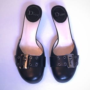 Christian Dior black sandals