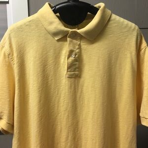 Men's yellow J.Crew polo