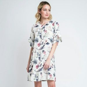 Sarah Flower Dress Large