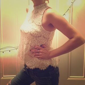 Love fire lace top