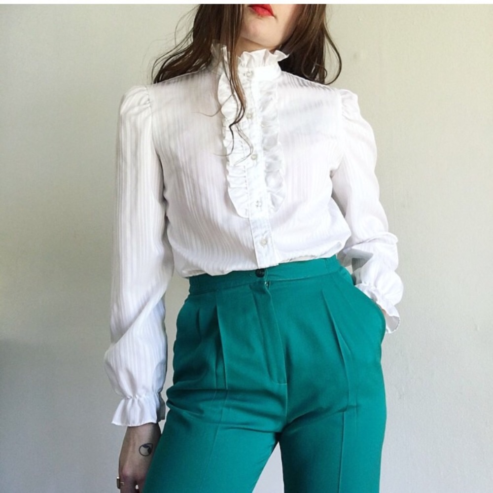 Beautiful vintage teal pants