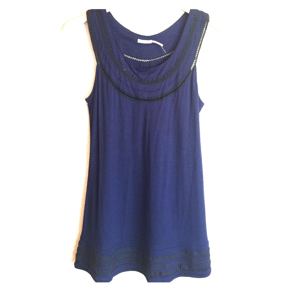 Kimchi Blue Long Tank with Beaded Detail