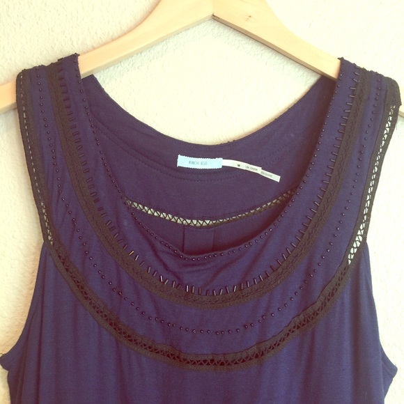 Kimchi Blue Long Tank with Beaded Detail - Picture 3 of 5
