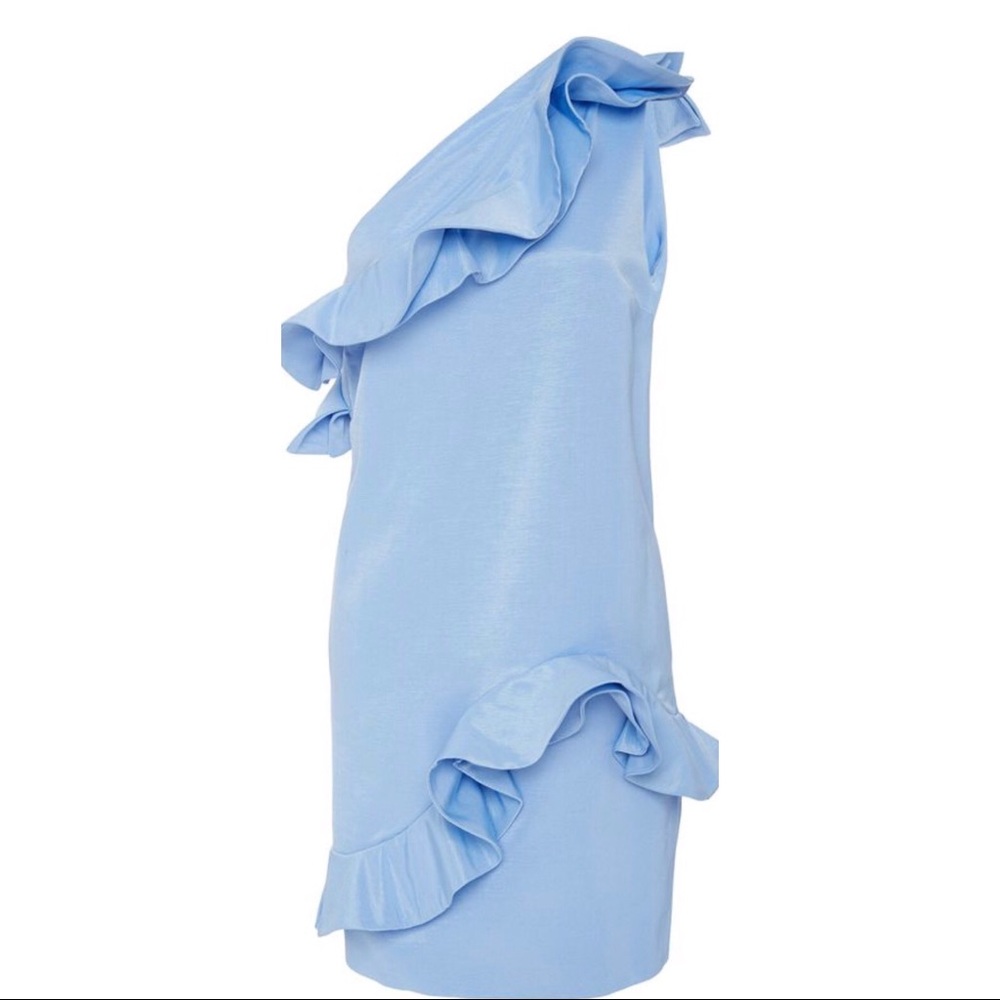 MSGM ONE SHOULDER DRESS