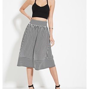 Stripe skirt never worn size m