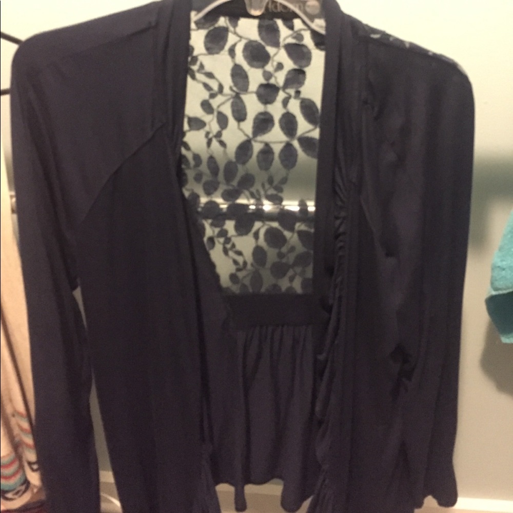 Navy cardigan