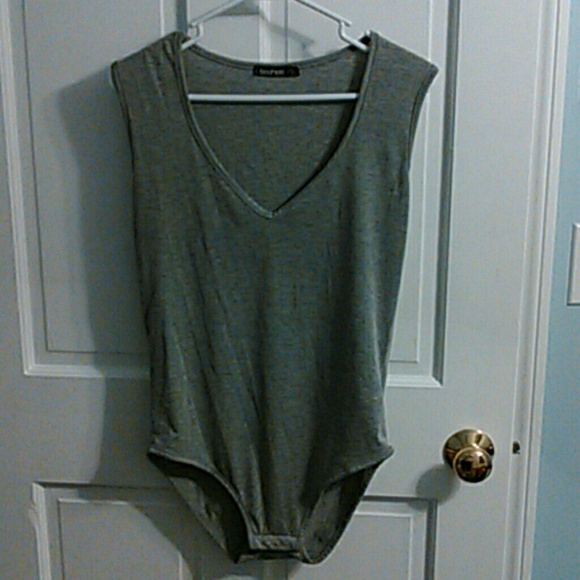 Grey Tank Bodysuit - Picture 5 of 5