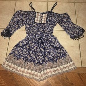 Off the shoulder Romper