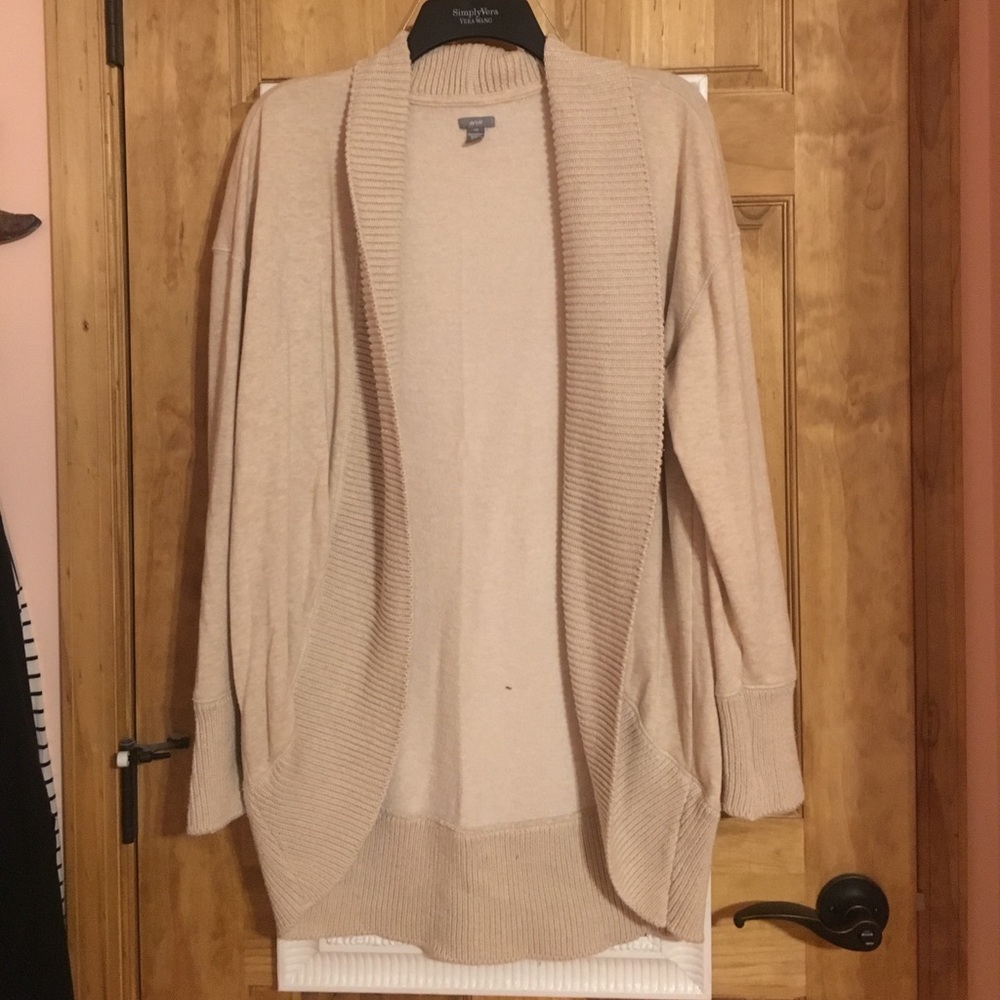 Aerie tan cocoon cardigan