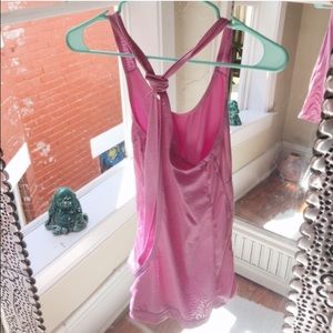 Rose Cutout Athletica Tank