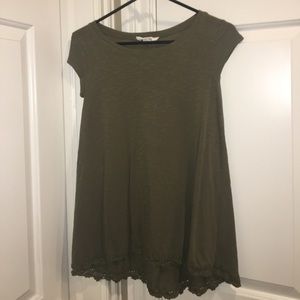 Olive green shirt