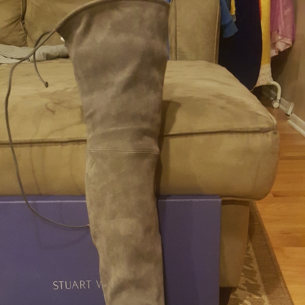 stuart weitzman lowlands over the knee boot - Picture 3 of 12