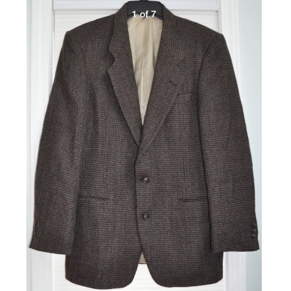 Vtg PIERRE CARDIN 
Tweed Wool Sport Coat Jacket