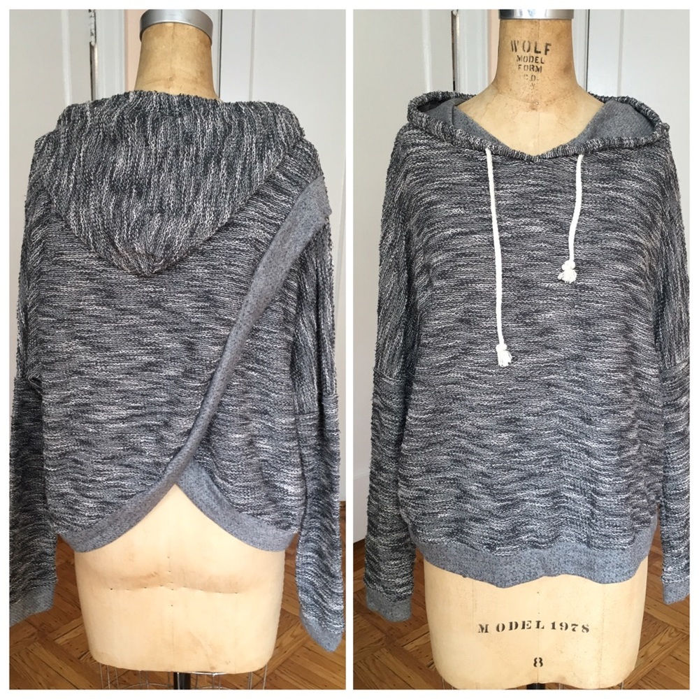NwotVintage Havana cross back hoodie