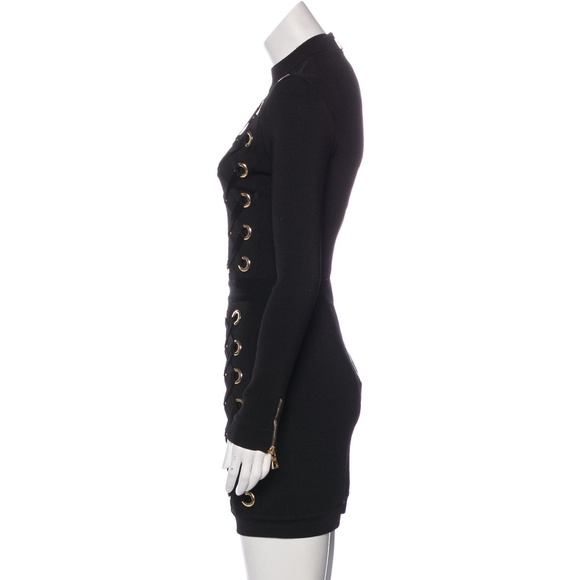 SOLD! Kylie Jenner's Balmain Lace Up Dress - Picture 2 of 4