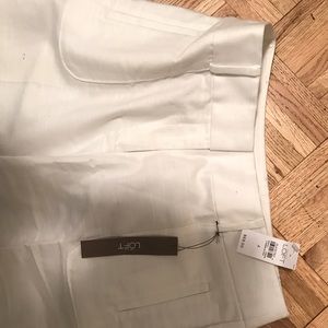 Ann Taylor Loft Marisa trouser in white