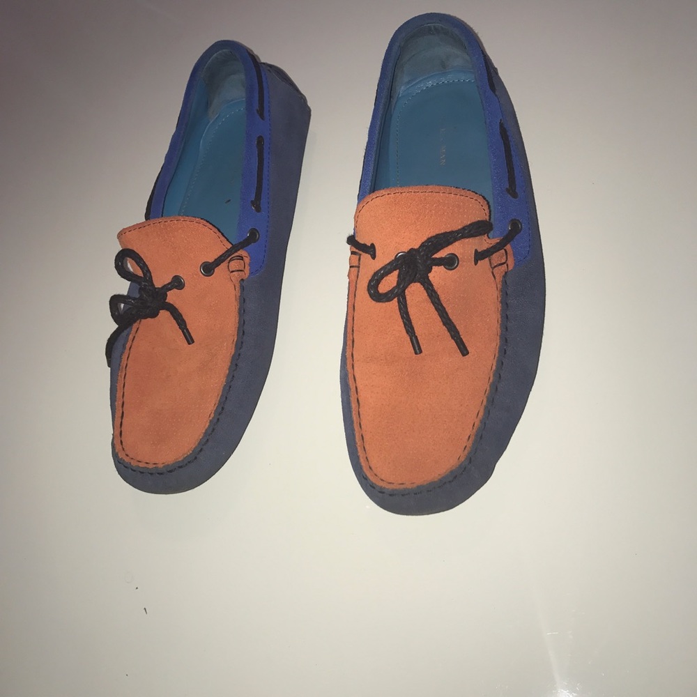 Color block loafers