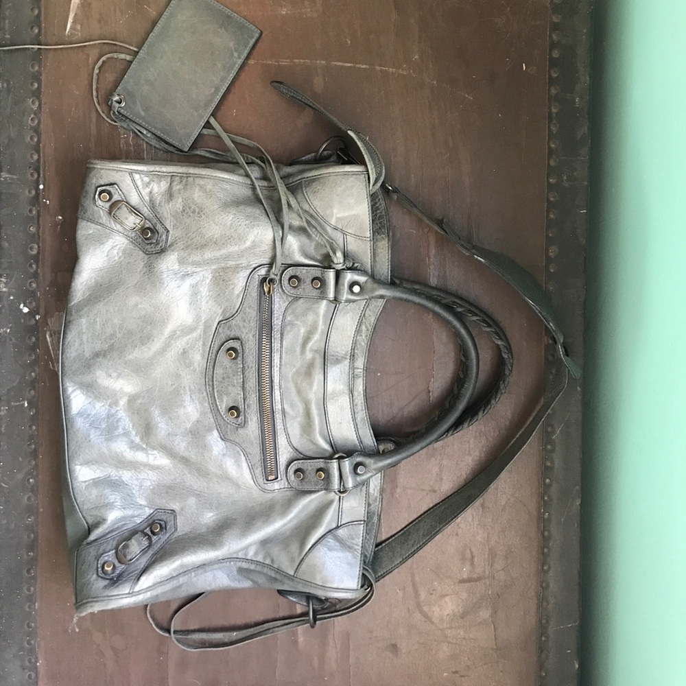 RESERVED Authentic Balenciaga City Bag: Grey