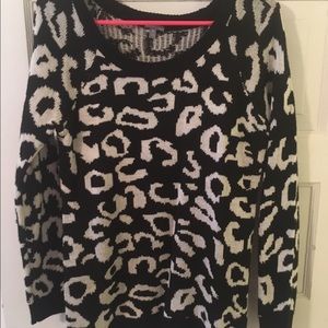 Leopard print sweater