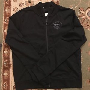 Banana Republic black zip-up