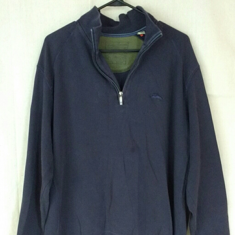 Tommy Bahama Pima Cotton Quarter Zip​ Pullover