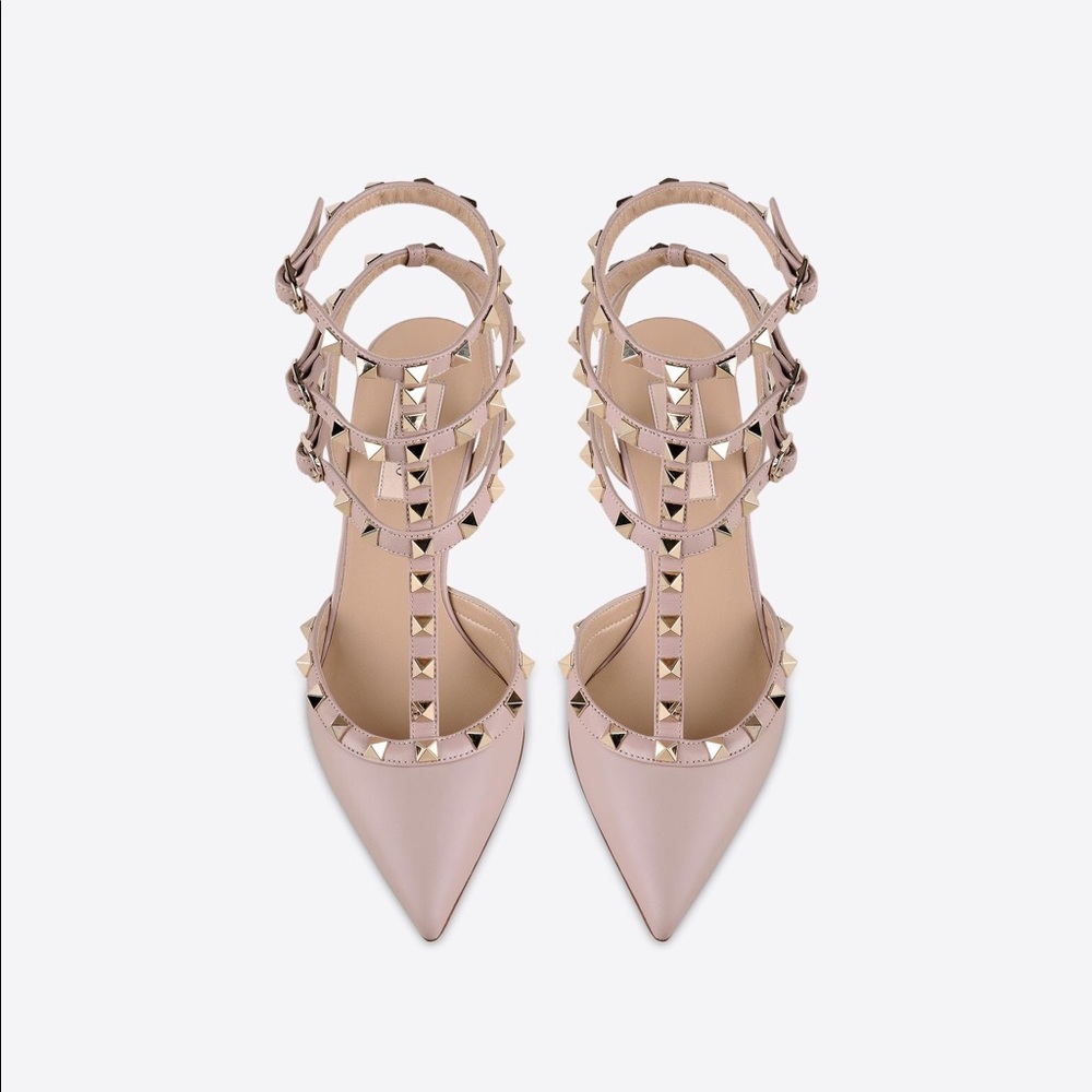 ❌SOLD❌ VALENTINO ROCKSTUDS ANKLE STRAP HEELS