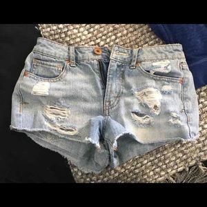 jean shorts
