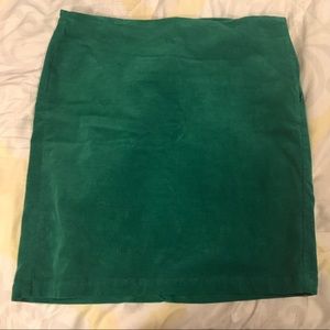 Old Navy Green Corduroy Skirt