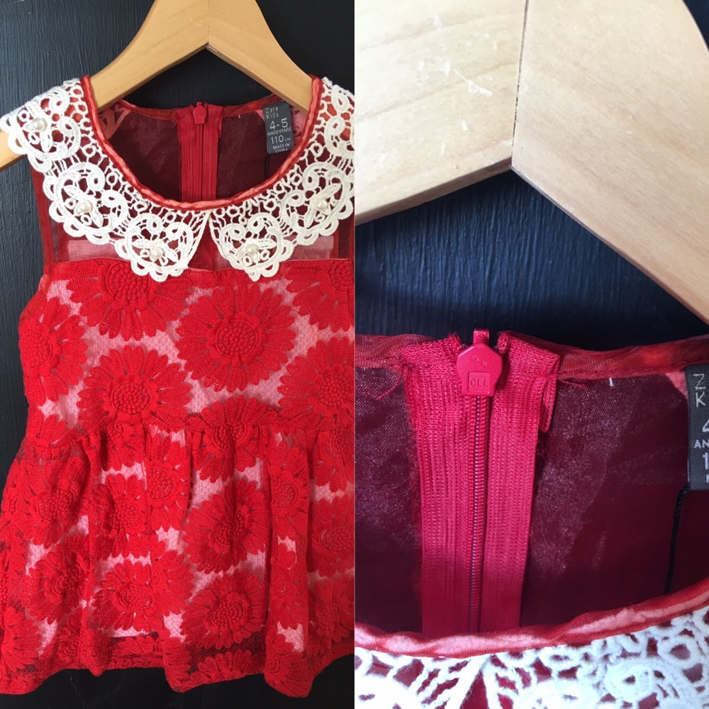 Zara red dress